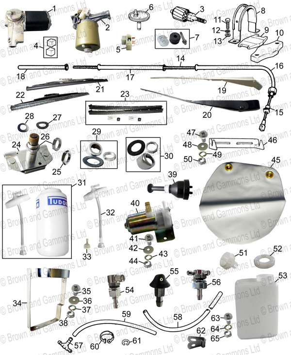 Image for Wipers and wheel boxes