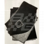 Image for BLACK FULL CARPET SET RHD MGA