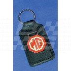 Image for BLACK KEY FOB WITH MG RED/CREAM