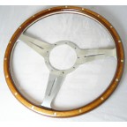 Image for STEERING WHEEL WOODRIM SLOTTED 14 INCH