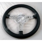 Image for STEERING WHEEL 13 INCH  FLAT POLISHED LEATHER