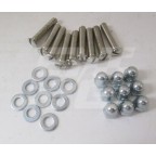 Image for Screw kit Polished for steering wheel