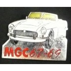 Image for PIN BADGE MGC WHITE