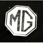 Image for PIN BADGE MG OCTAGON BLK/WHITE