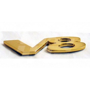 Image for BADGE 'V8' GOLD