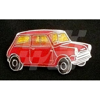 Image for PIN BADGE MINI SALOON RED