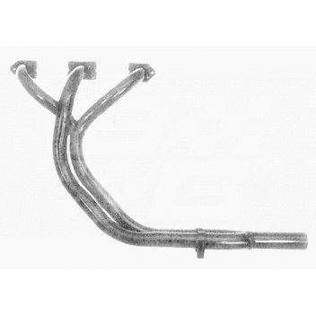 Image for MGB extractor manifold system big bore-stainless steel (RHD)