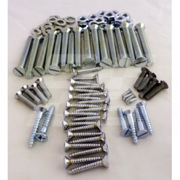 Image for SCREW SET HINGES LOCKS STRIKER- Kit