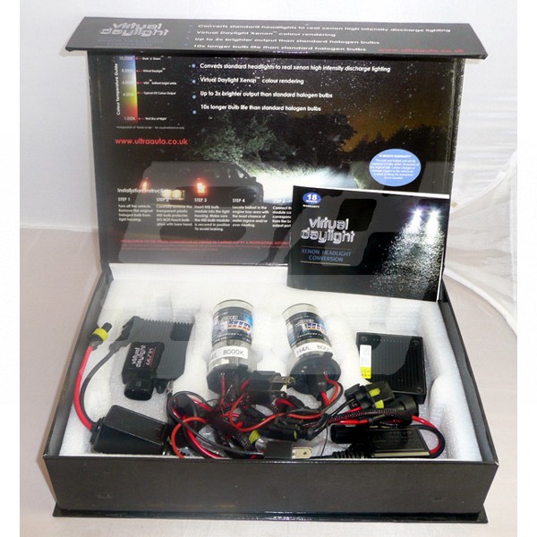 Image for H4 Virtual daylight xenon conversion kit (per car)