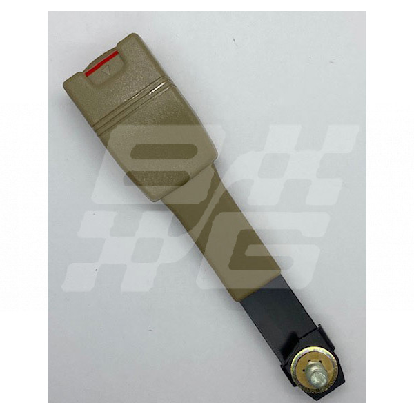 Image for SEAT BELT SHORT END RH STONE BEIGE